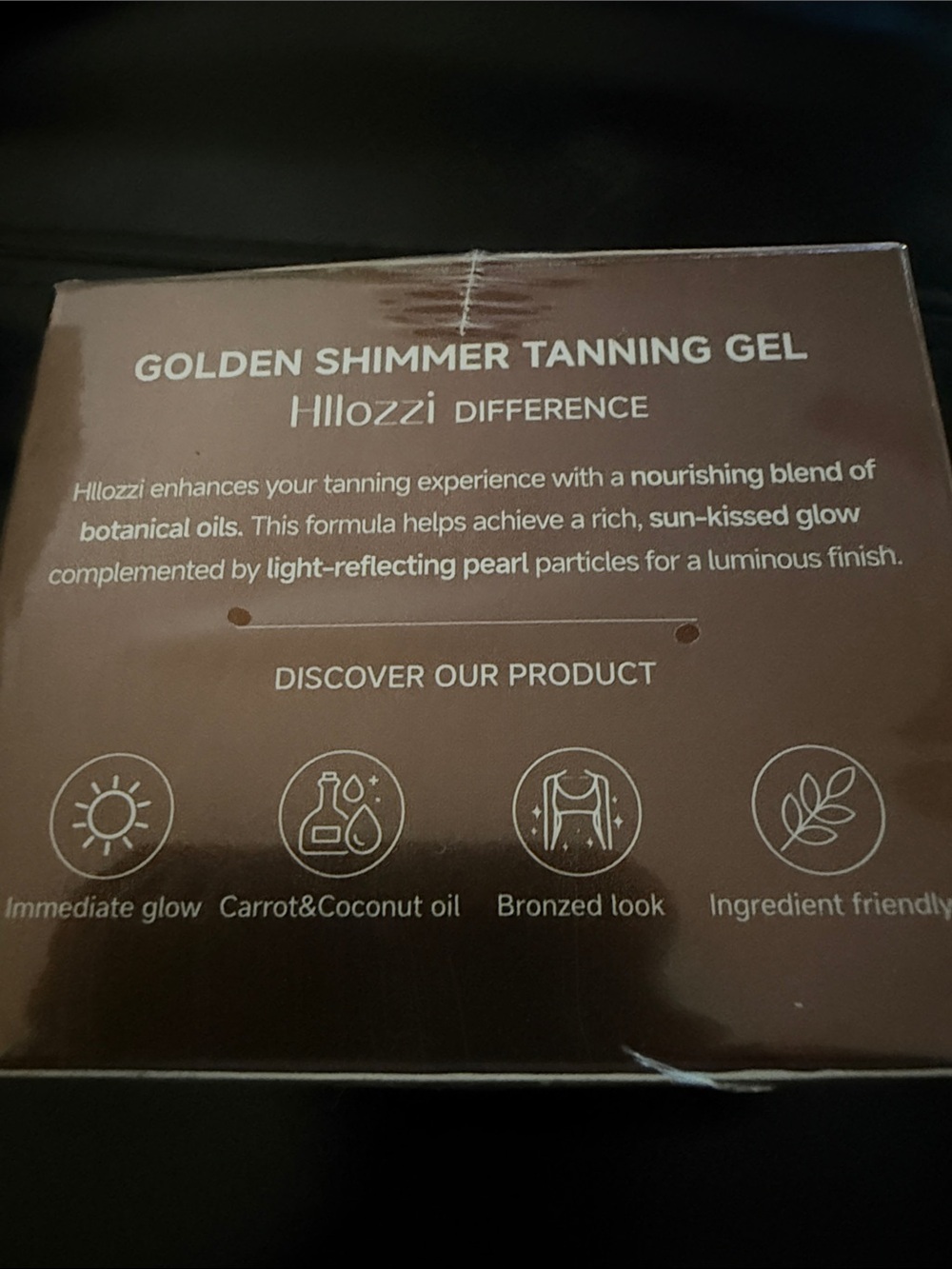 Carrot Hllozzi Golden Shimmer Tanning Gel - SEALED - Picture 4 of 10